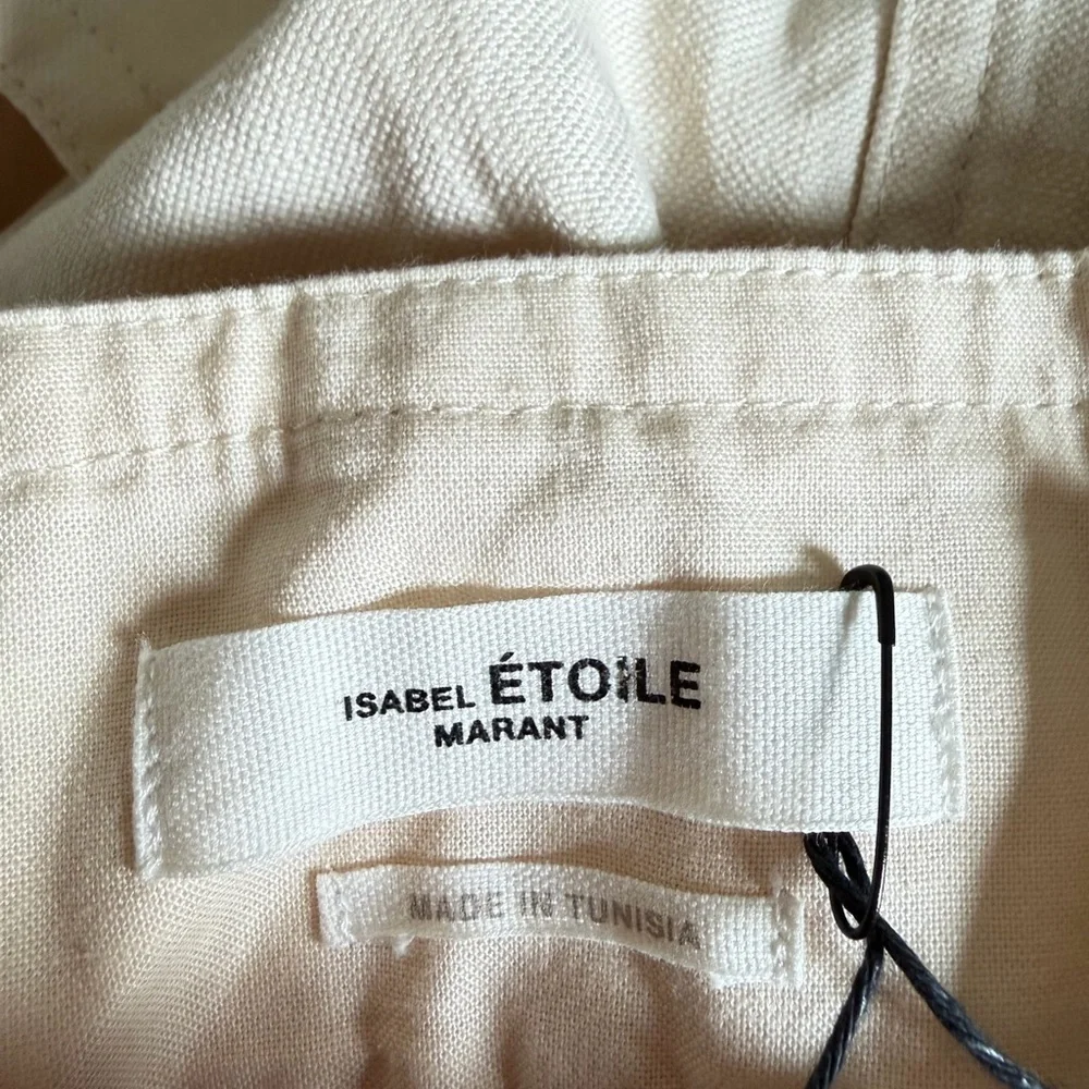 New! Isabel Marant Etoile Rinny high waist paper bag trousers pants 41268